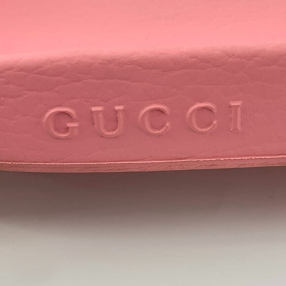 Gucci Pink Pineapple Printed Slides With \